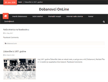 Tablet Screenshot of dobanovci.com